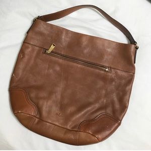 Ralph Lauren Brown Leather Purse